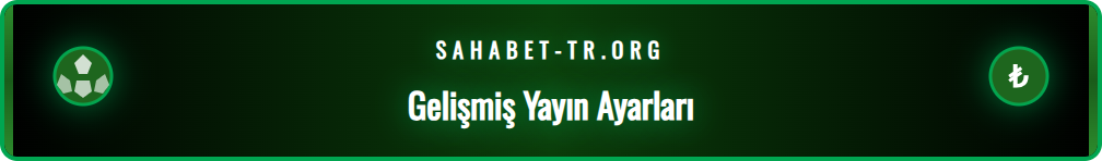 Sahabet canlı yayın oynatıcısının tam ekran modunda kalite, ses ve diğer gelişmiş ayar seçeneklerinin yakın çekimi.
