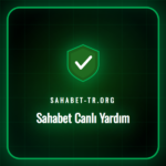 Sahabet canlı yardım hizmetine bağlanan bir kullanıcı ve destek temsilcisi.