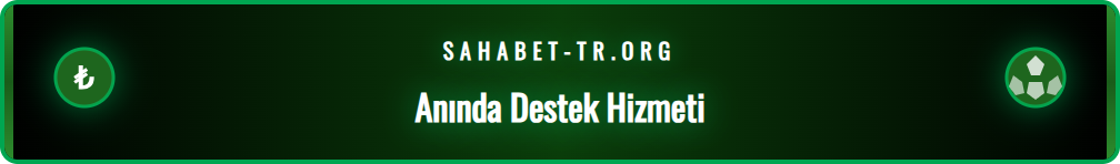 Sahabet Canlı Destek penceresinin kullanıcı dostu arayüzü ve özellikleri.