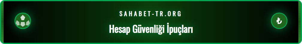 Sahabet hesabının güvenliğini artırmak için iki faktörlü doğrulama adımları.