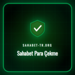 Sahabet hesabından güvenli para çekme adımlarını gösteren ekran.
