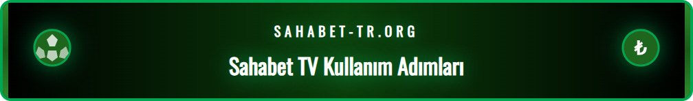 Bir kullanıcının mobil cihaz üzerinden Sahabet TV