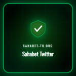 Sahabet Twitter resmi hesabını kullanarak platforma güvenli giriş yapma adımlarını gösteren bir ekran görüntüsü.
