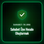 Sahabet üye hesabı oluşturmak için kayıt formunu dolduran bir kullanıcı ekranı.